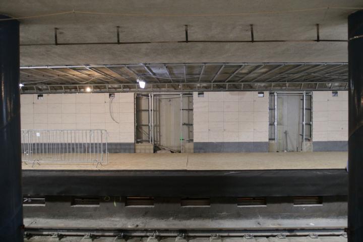 Metrófelújítás északi szakasz - 2018 augusztus