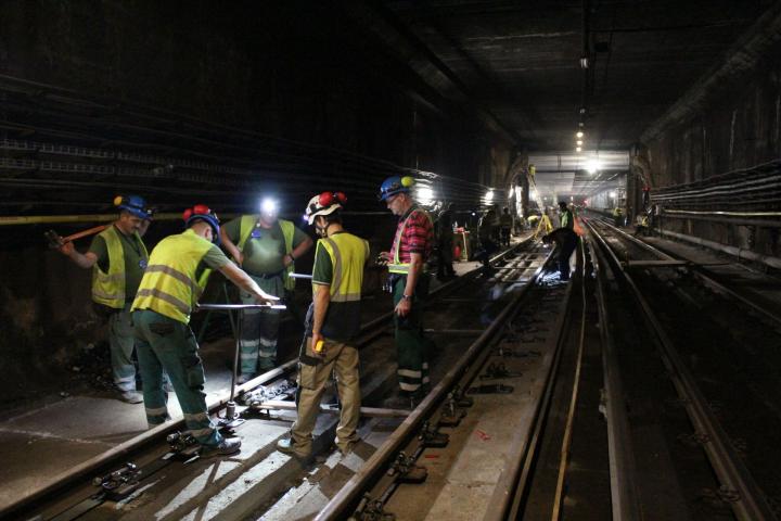 Síncsere a déli szakaszon