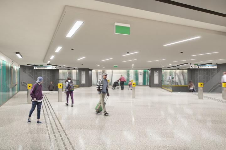 A déli szakasz állomásainak látványtervei