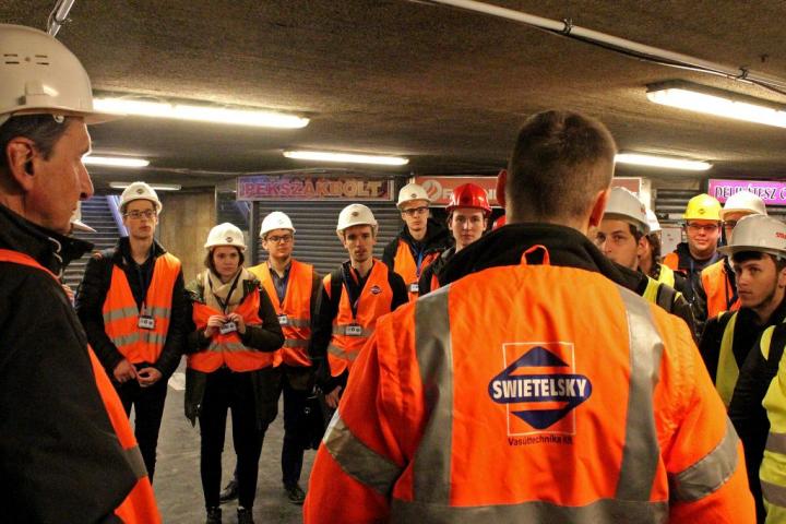 Közlekedésmérnök hallgatók tanulmányi látogatása