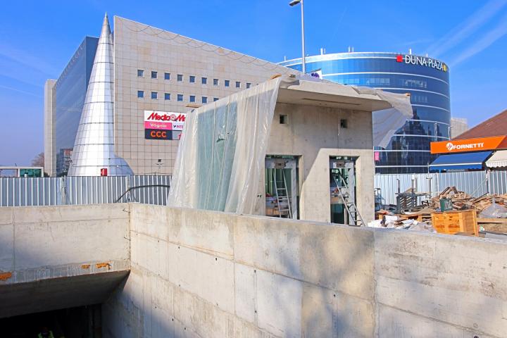 Metrófelújítás északi szakasz - 2018 november